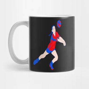 NEON GIRL VOLLEYBALL PLAYER Mug